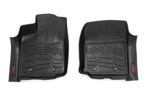 Toyota Tacoma Floor Mats - Front - Rough Country - Sure-Fit - '16-'23